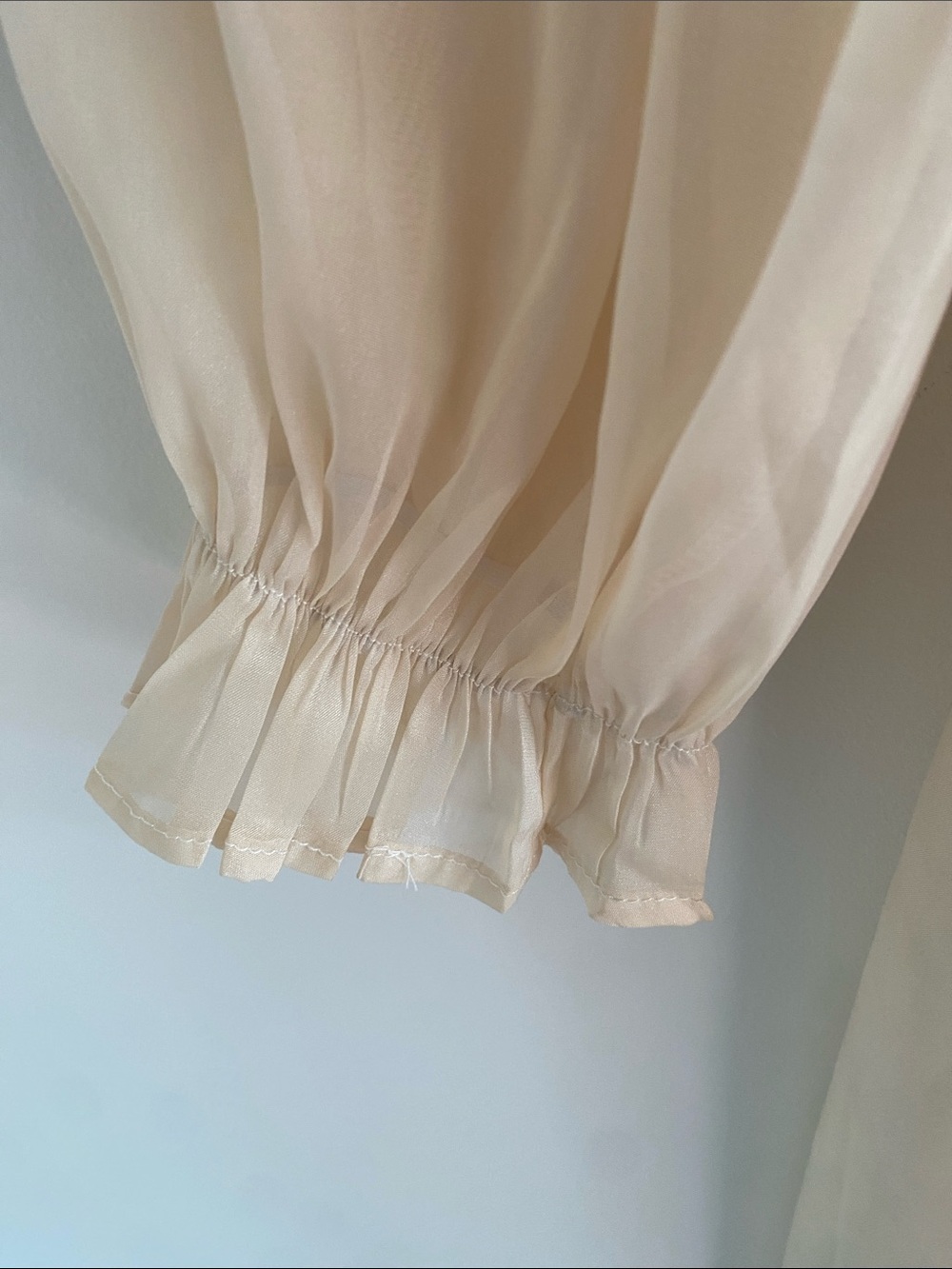 Renaissance Tapestry Sheer Corset Billowy Sleeves Maxi Dress LARGE - Picture 4 of 10